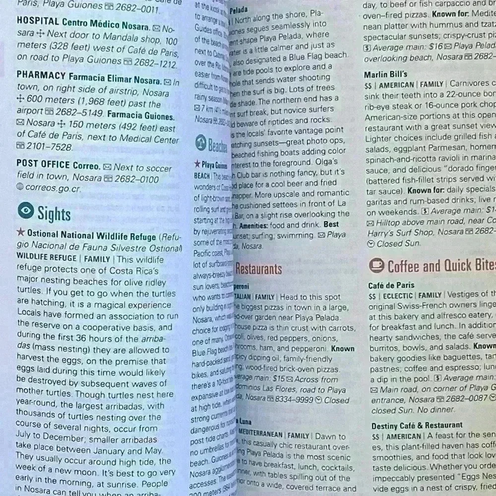 Fodor’s Travel Essential Costa Rica Guide Book